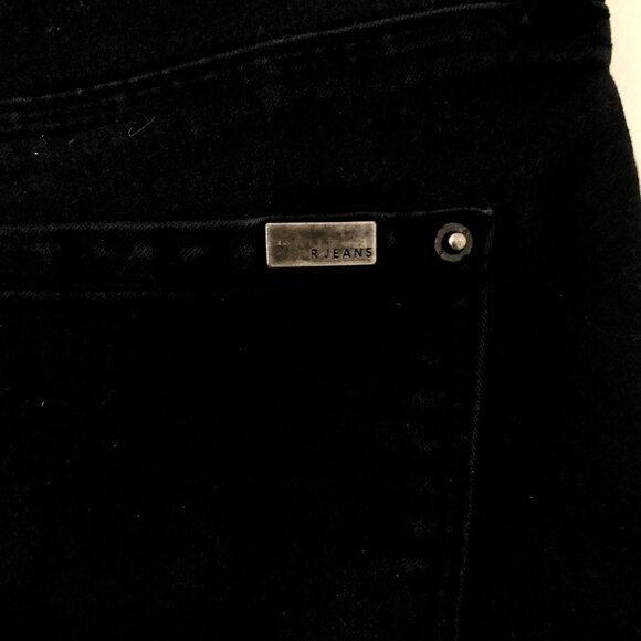 3/$25 ❥ R Jeans Black Ankle Capris Stretch Jeans Size 29x22 - Picture 7 of 13